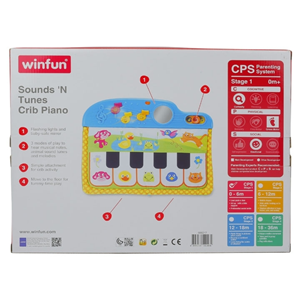 اسباب بازی پیانو آویز 5 کلید موزیکال وین فان winfun مدل 00217_اسباب بازی